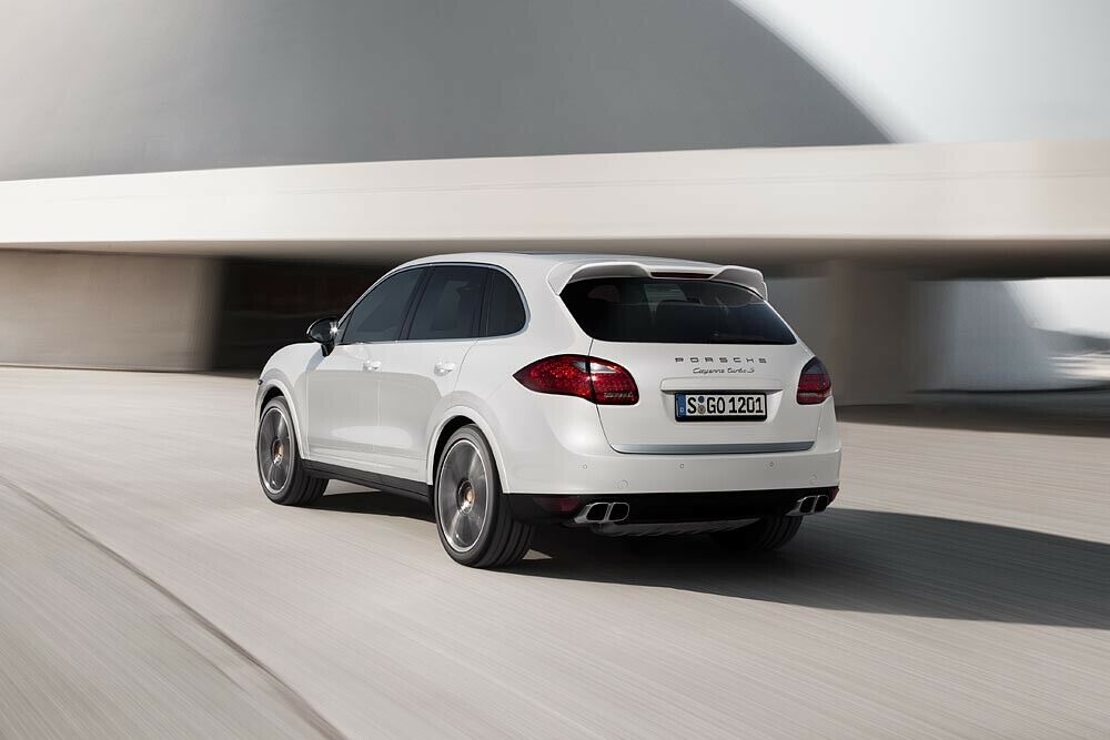Cayenne Turbo S mit aktivem Fahrwerk