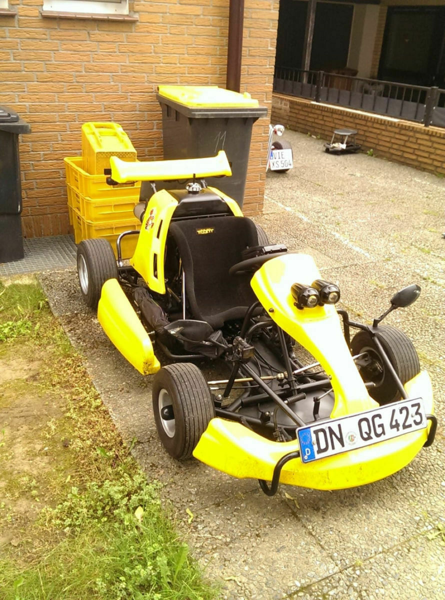 F Kart erreicht nicht die Endgeschwindigkeit