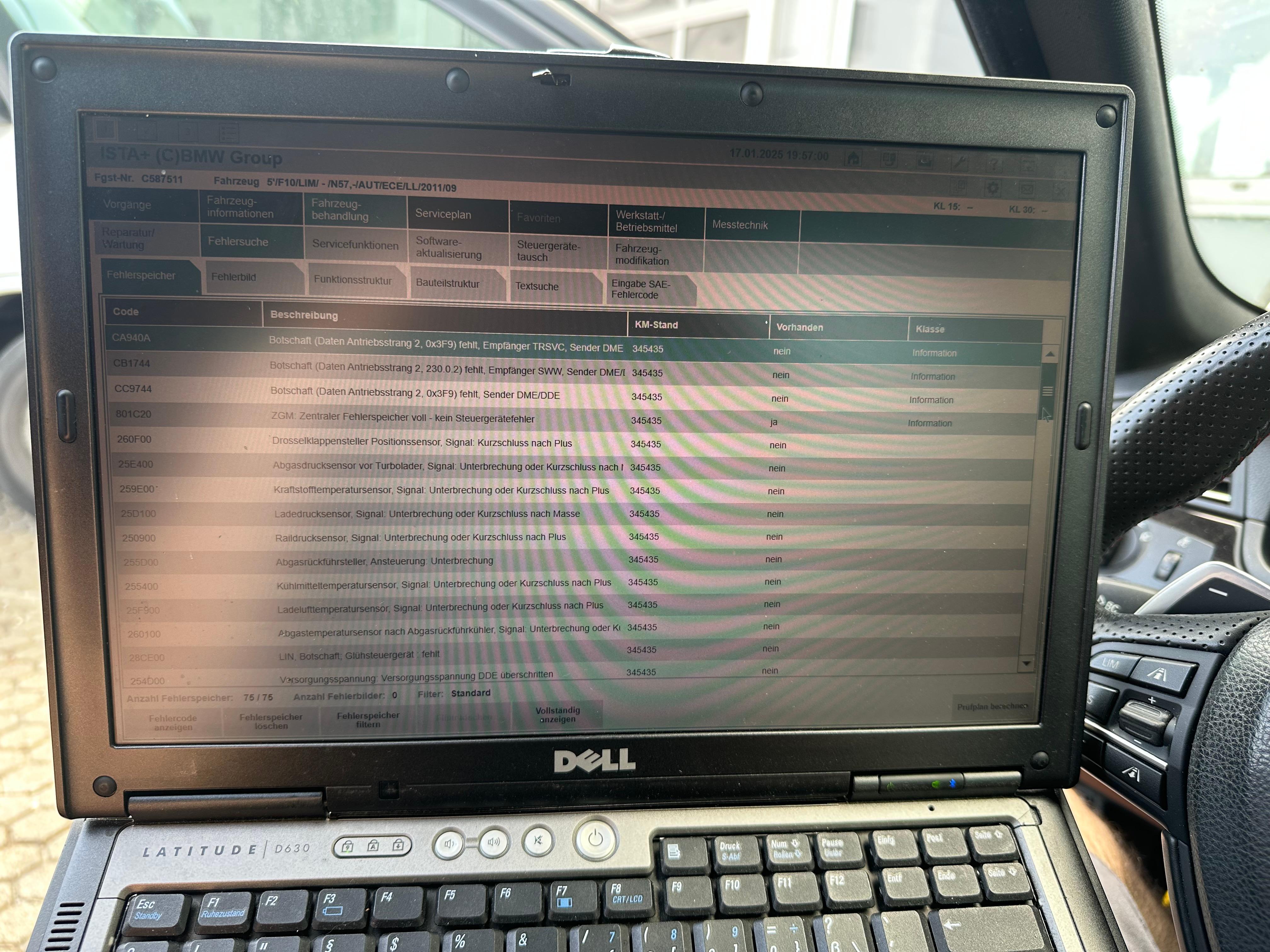 F10 535dX Getriebe wird heiss Notlauf 8hp70 Automatik