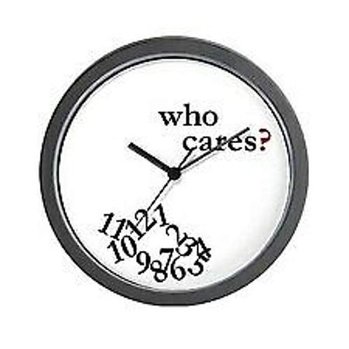 Who-cares-wall-clock