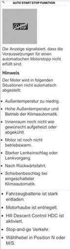 Start-Stop Automatik