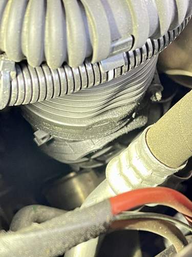 Ansaugrohr vor dem Turbo