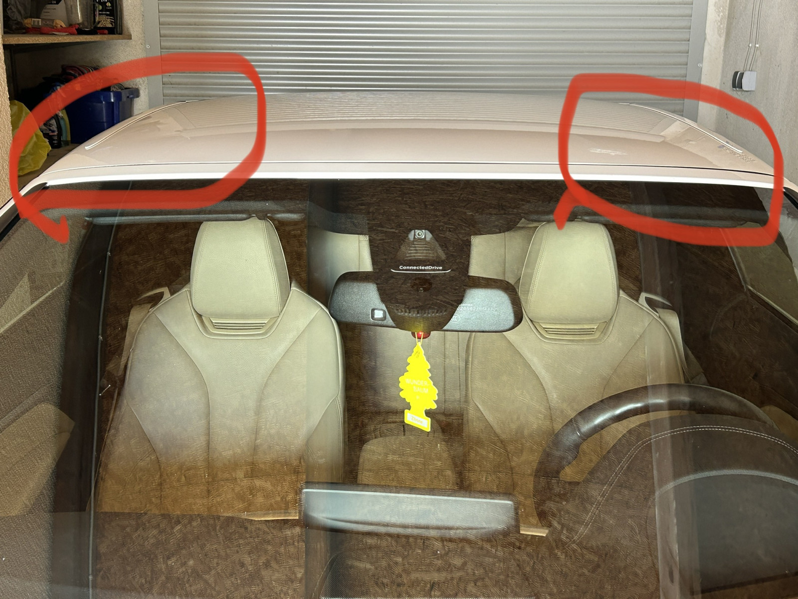 F33 430d Cabrio Hardtop "schief"?