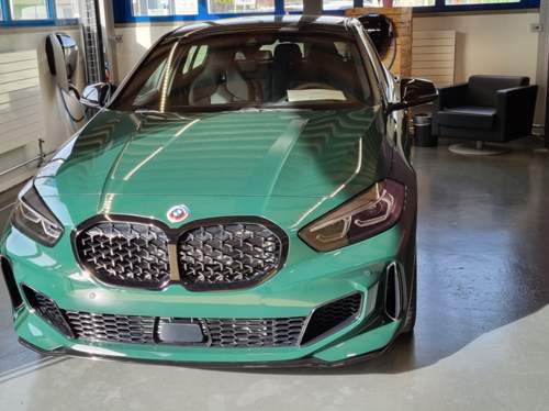 M135 in British Racing Green