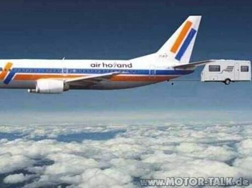 Wohnwagen-holland-flugzeug
