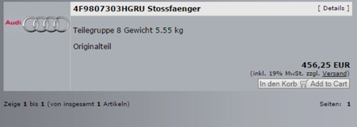 Fl-s-line-stossstange