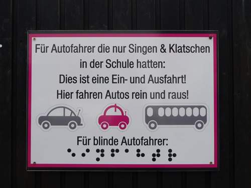 Sarkasmus -Fuer_blinde_Autofahrer_(Ausfa