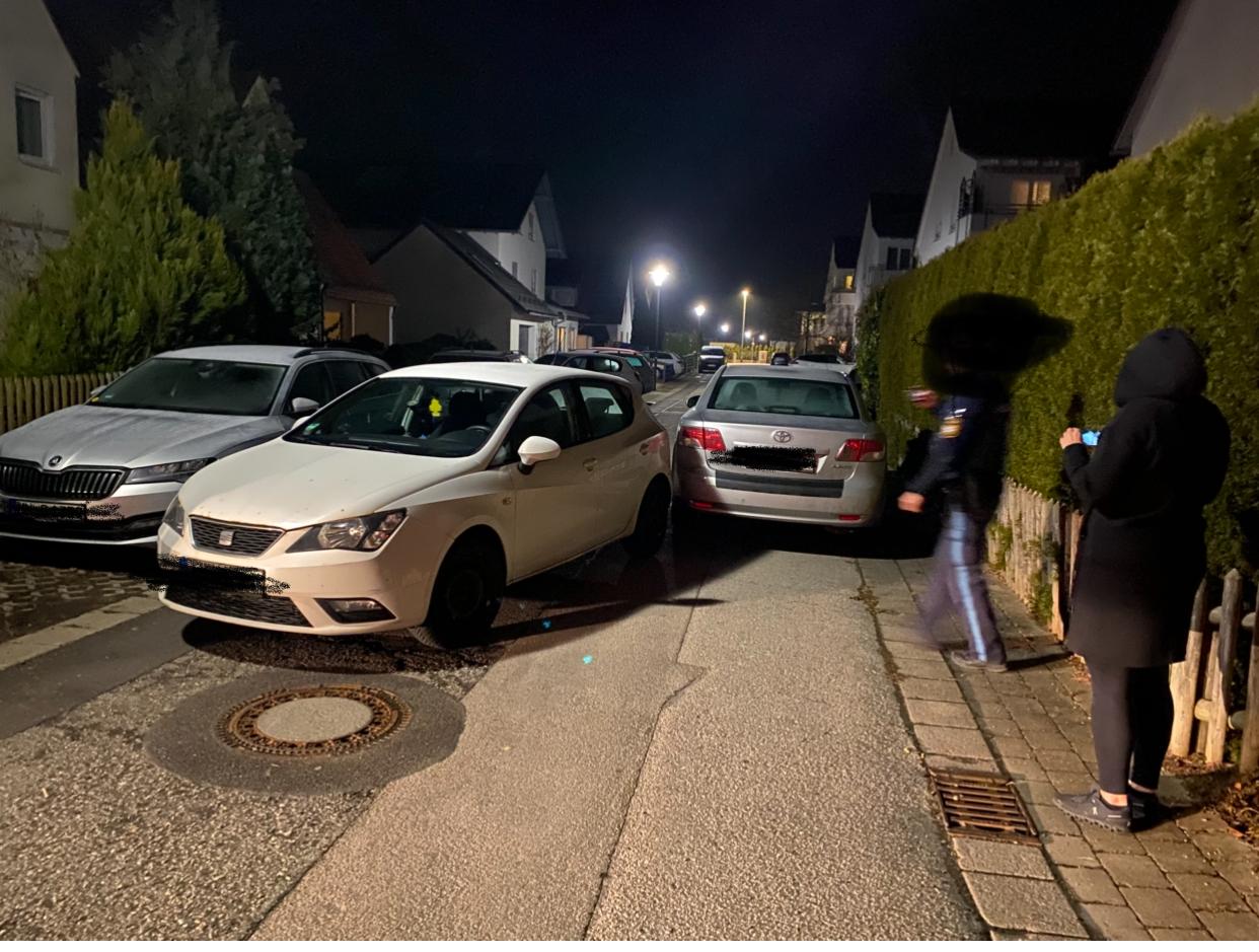 Fahrerin vom anderen Auto behauptet Gegenteil von dem was war