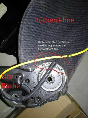 Sitz bearbeitet