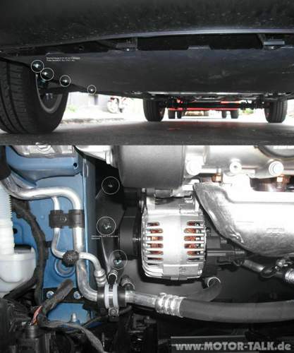 Motorschutzverkleidung