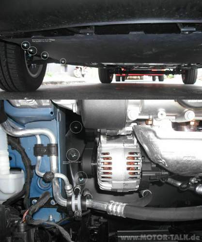 Motorschutzverkleidung