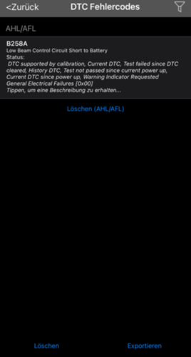 Fehlercode-afl