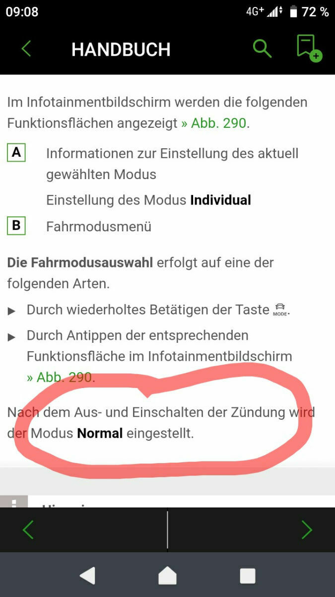 Fahrmodus