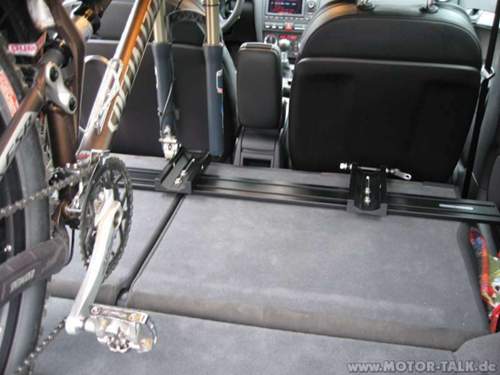 Fahrrad Transport im A3 Sportback 3
