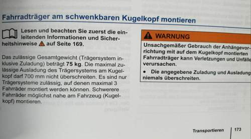Bda 5t Fahrradträger