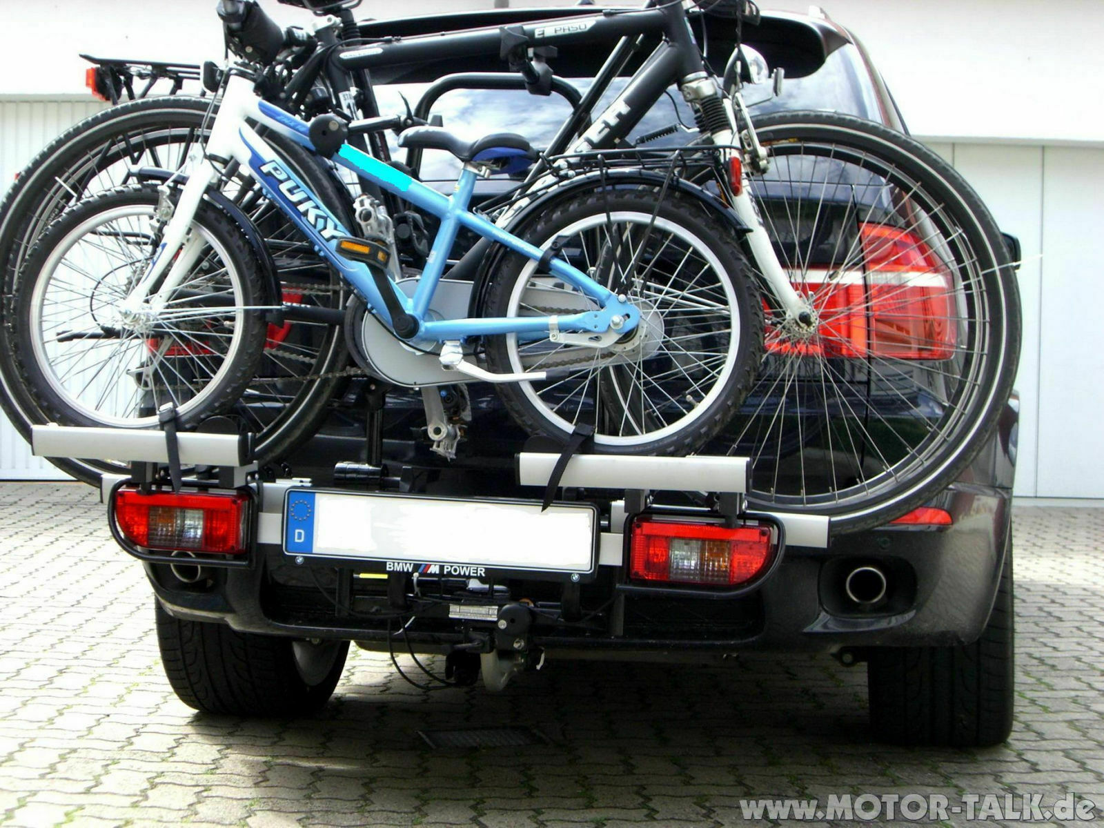 Fahrradträger wird heiss