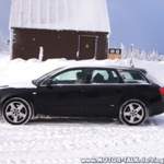 Mit dem Audi im Schnee