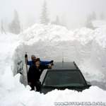 Eventuell etwas zuviel Schnee
