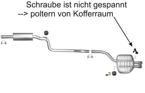 Auspuff-schraube