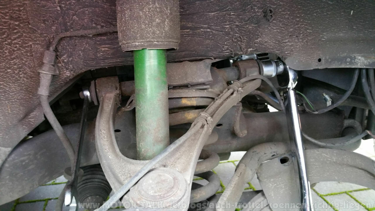 Fahrwerksauffrischung am XSchrott