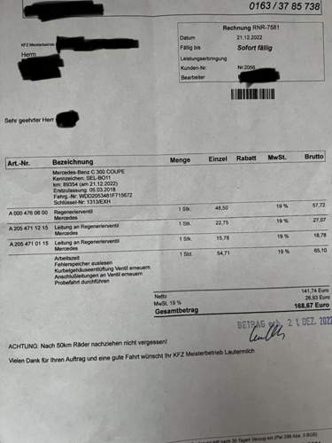 Rechnung