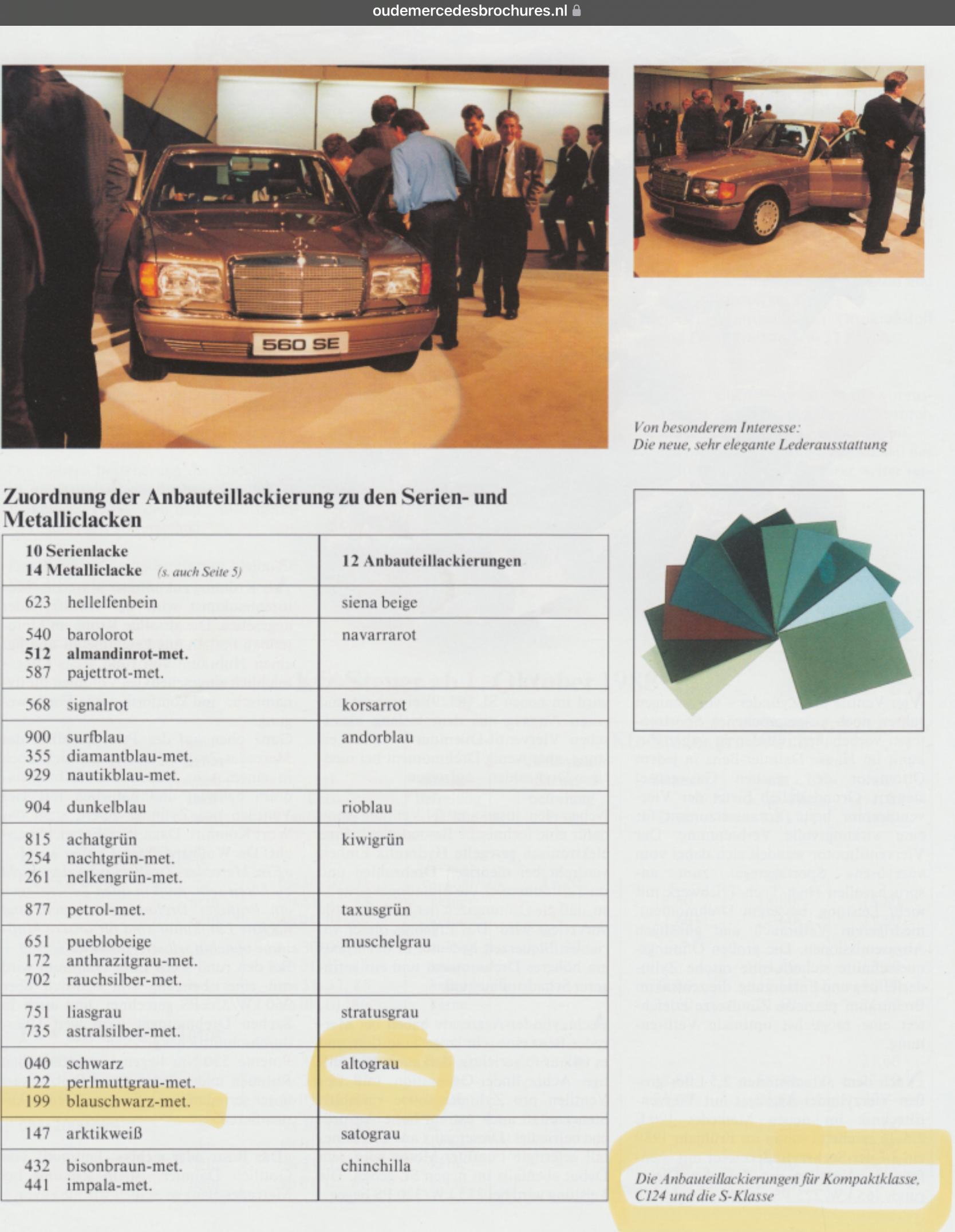 Farbe der Stoßstange Mopf 0 Coupe