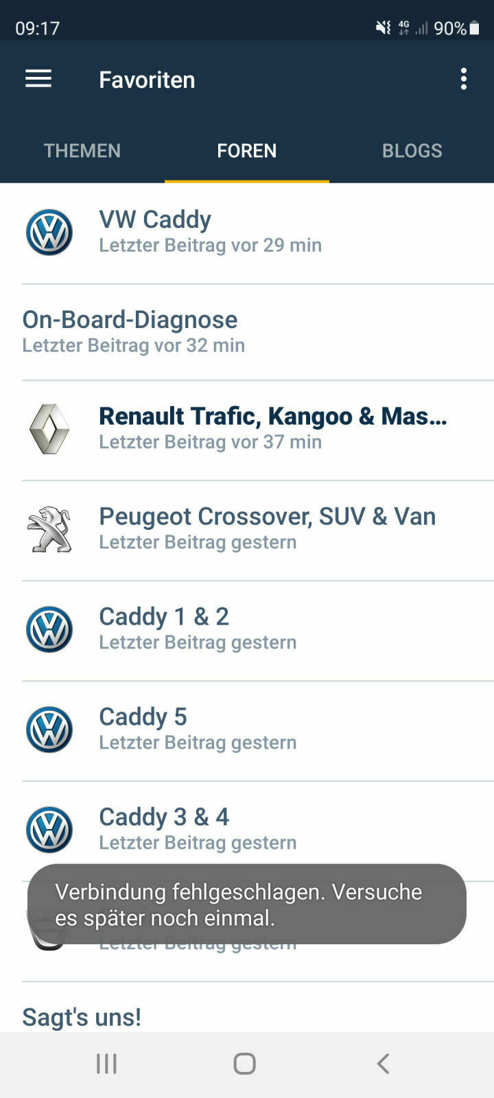 Feedback zur MOTOR-TALK App
