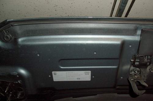Gummilippe-motorhaube
