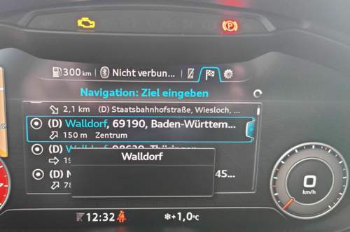 Auswahl eines Ziels