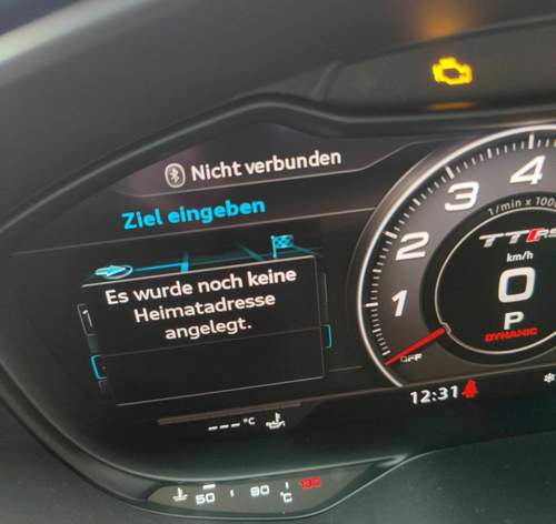 Festlegen der Heimatadresse