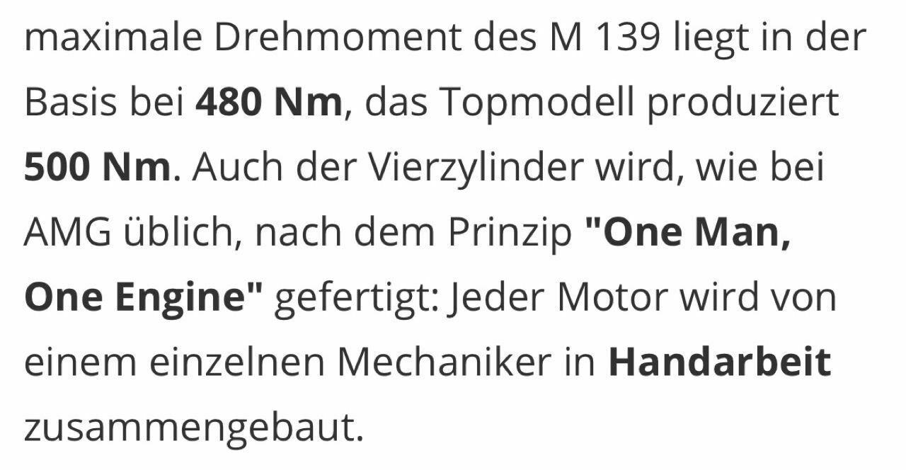 Fehlendes AMG Zeichen am Motor