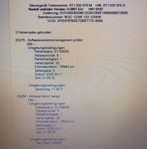 Fehlerscan 5F