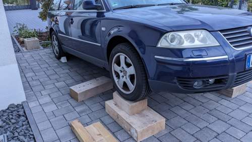 Aufgebockt