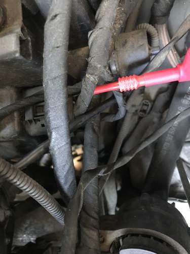 Backprobing Blinker rechts