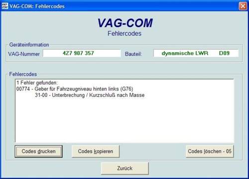 Vag-com-fehler-g76