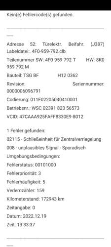 A6 2.0TDI