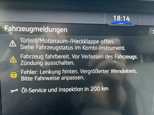 Fehlermeldung