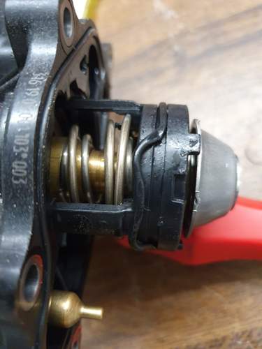 Zerquetschter O-Ring