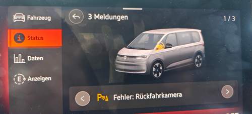 Fehler Rückfahrkamera