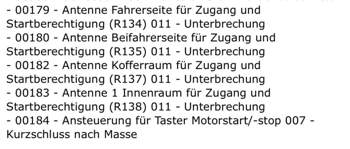 Fehler Türgriffe (Unterbrechung)