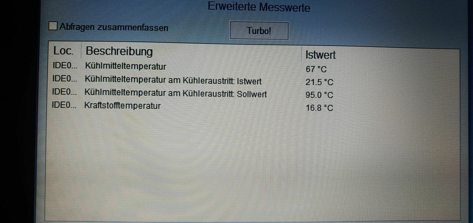Fehlercode 4528 - Kühlerlüfteransteuerung 2