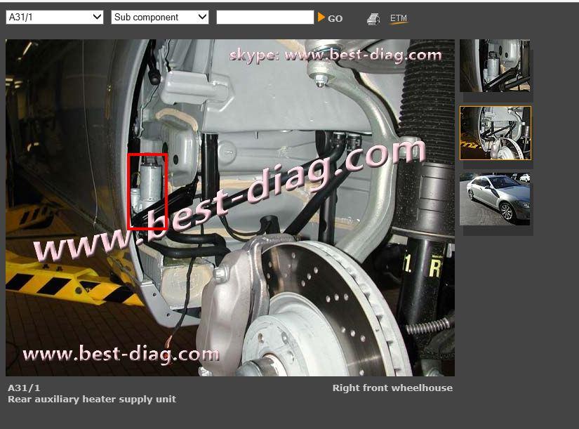 Fehlercode 9395 - Austausch des Motors der Umwälzpumpe (Circulation Pump) A31/1m1 am W221