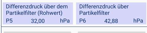 Differenzdruck DPF