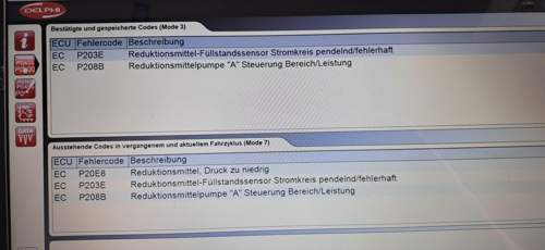 Fehlercode BMW SCR-System