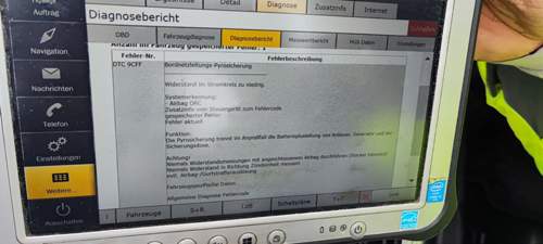 Fehlermeldung 2/2