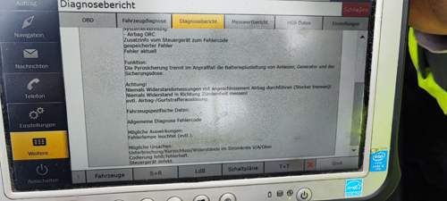 Fehlermeldung 1/2