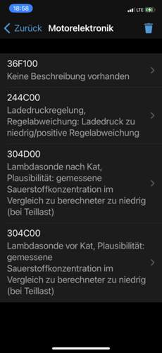 Fehlermeldung