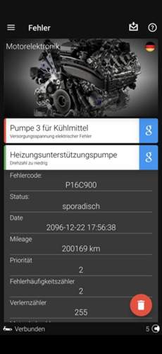 Fehlermeldung Pumpe 3