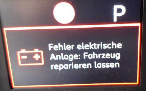 Fehlermeldung