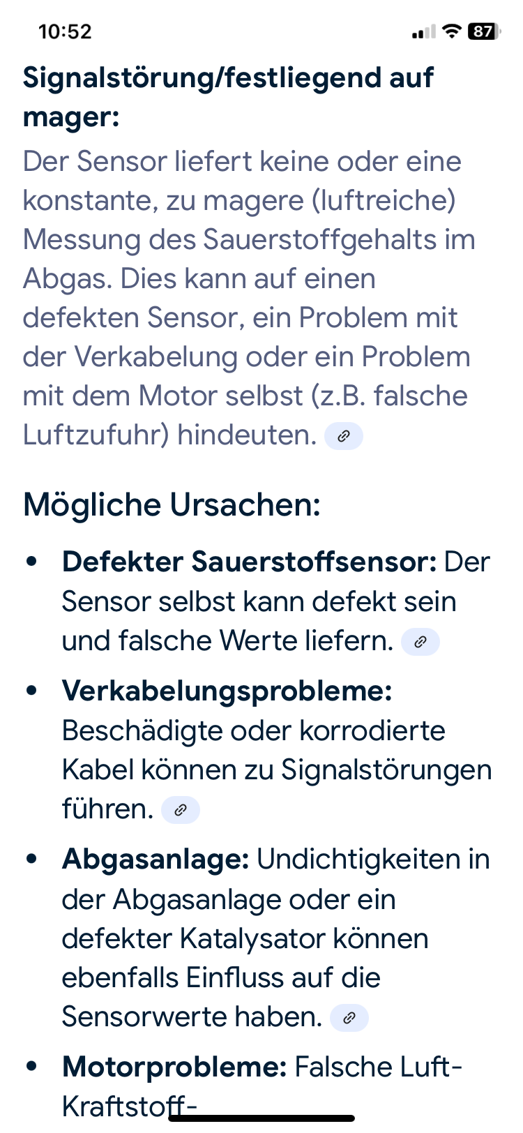 Fehlermeldungen